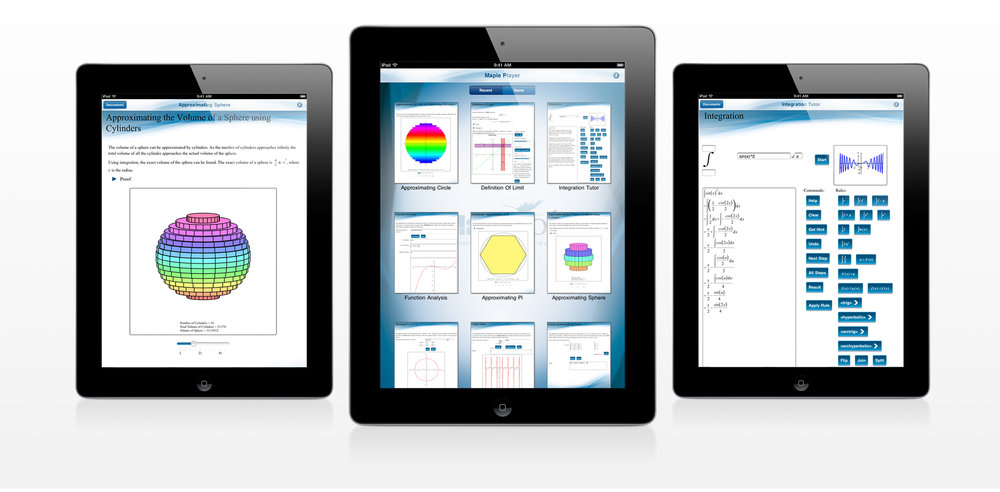 Maplesoft lance Maple Player pour iPad